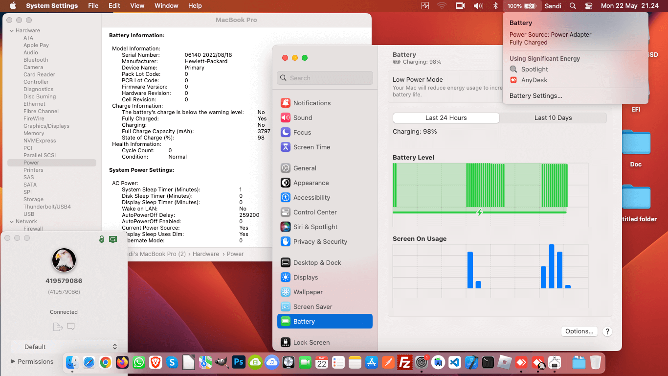 HP EliteBook 2570P 3rd [IvyBridge   Intel HD 4000 + PS2]   OpenCore 1